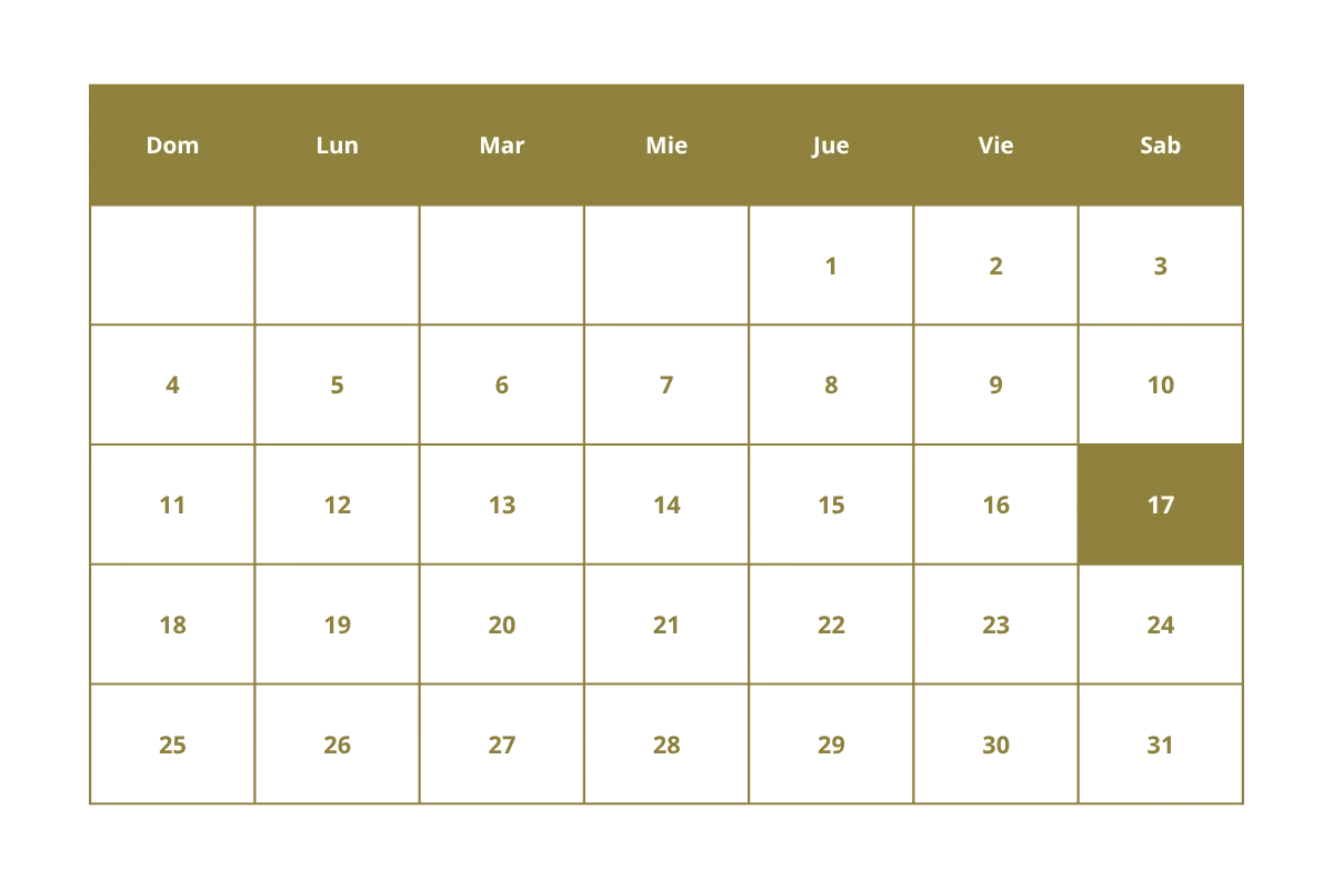 Calendario lap